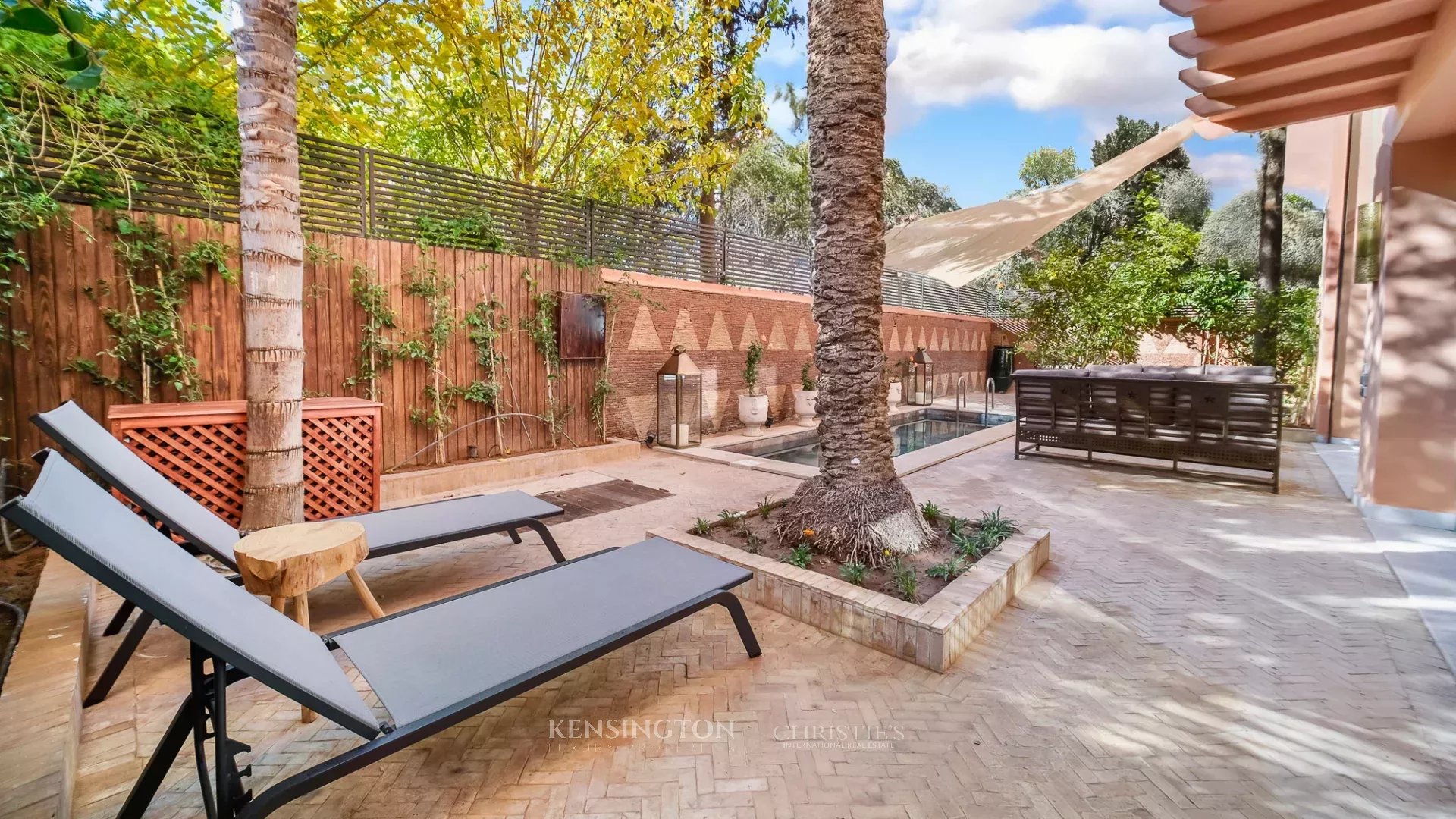Jardin Luciana in Marrakech, Morocco
