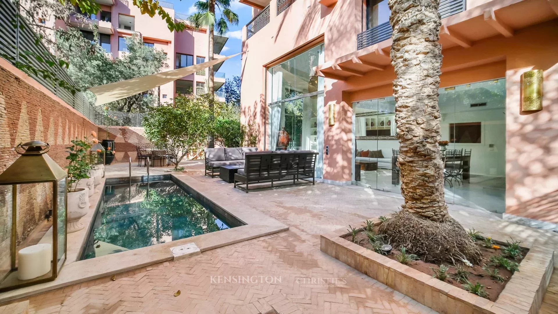 Jardin Vittorio in Marrakech, Morocco