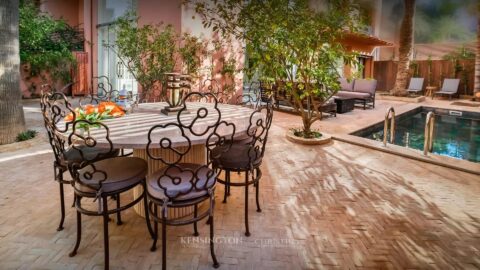 Jardin Vittorio in Marrakech, Morocco