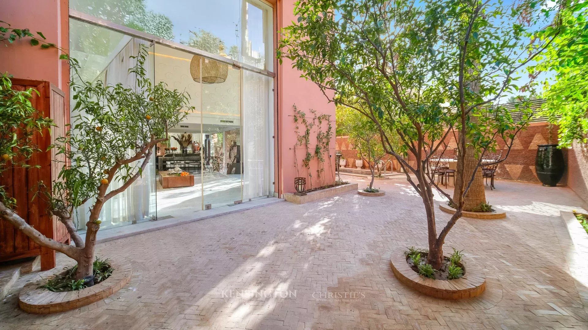 Jardin Vittorio in Marrakech, Morocco