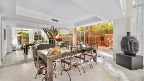 Jardin Vittorio in Marrakech, Morocco