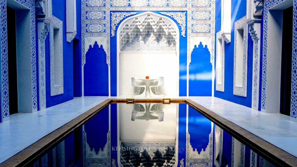Riad Blue in Marrakech, Morocco