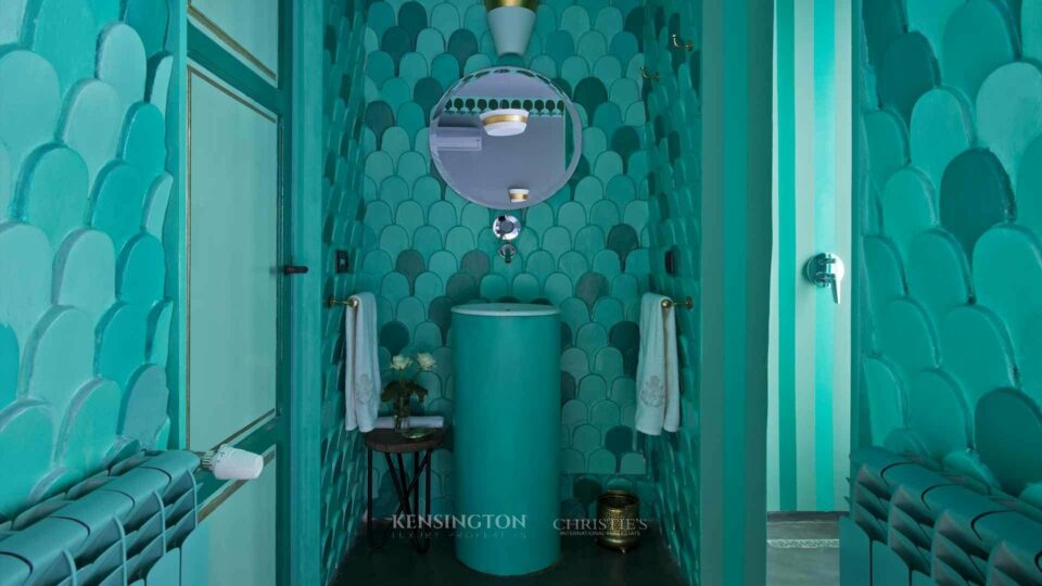 Riad Blue in Marrakech, Morocco