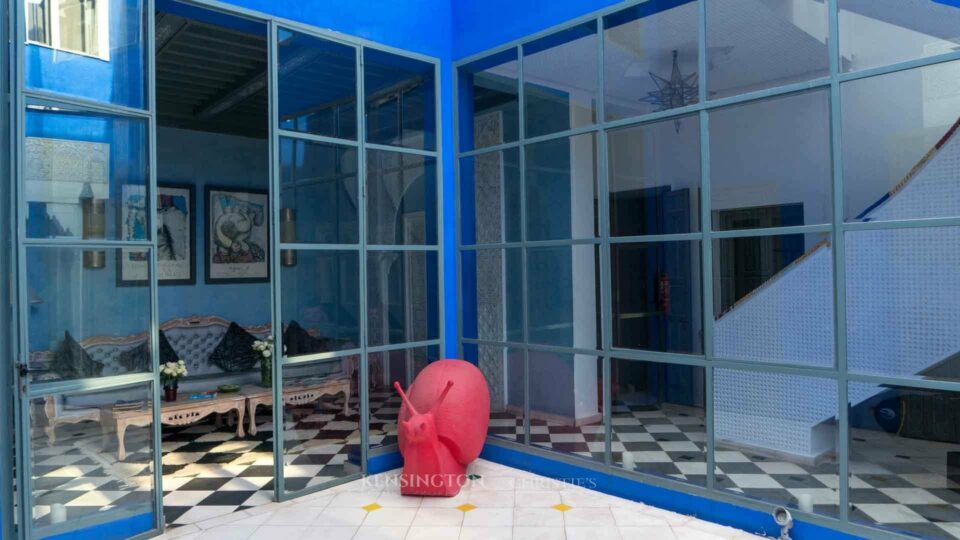 Riad Blue in Marrakech, Morocco