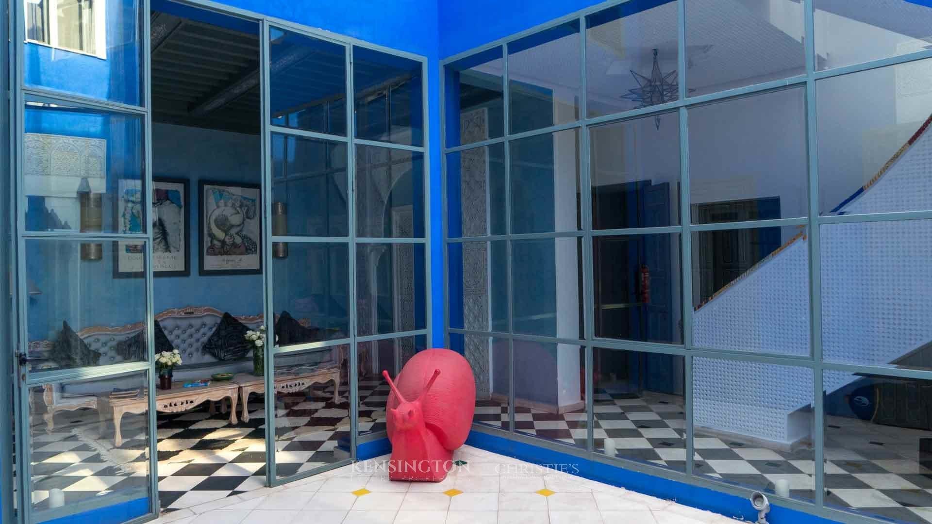 Riad Blue in Marrakech, Morocco