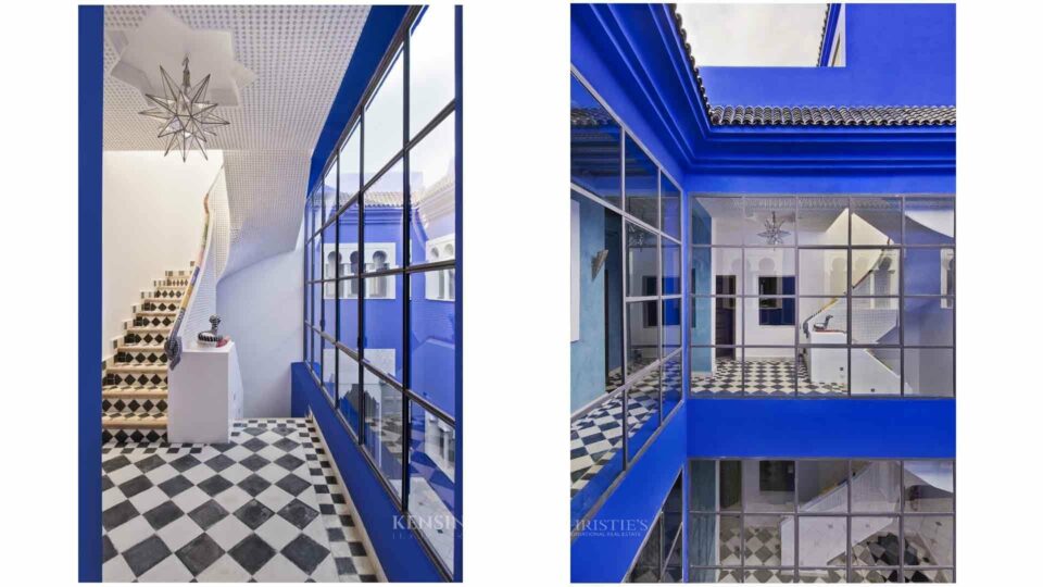 Riad Blue in Marrakech, Morocco