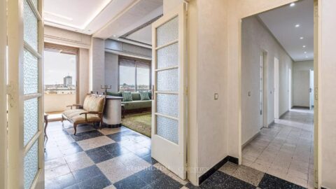 Spacious 200 M² Furnished Apartment For Rent – Casablanca City Center in Casablanca, Morocco