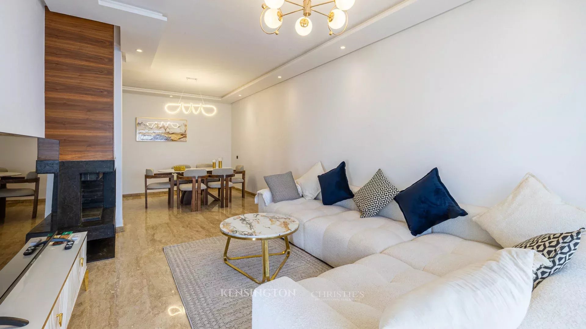 Superb Furnished 2-Bedroom Apartment With Large Terrace In Dar Bouazza in Casablanca, Morocco