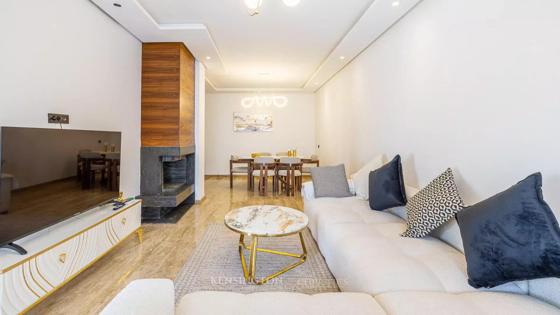 Superb Furnished 2-Bedroom Apartment With Large Terrace In Dar Bouazza in Casablanca, Morocco