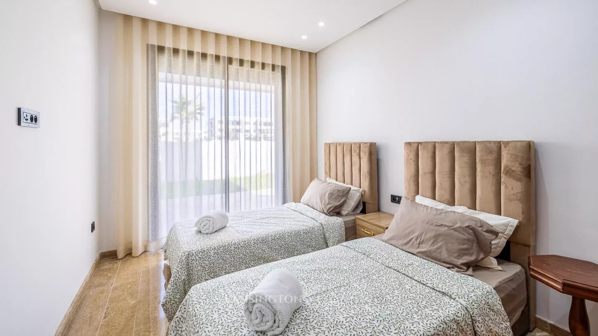 Superb Furnished 2-Bedroom Apartment With Large Terrace In Dar Bouazza in Casablanca, Morocco