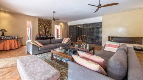 Villa Garden in Marrakech, Morocco