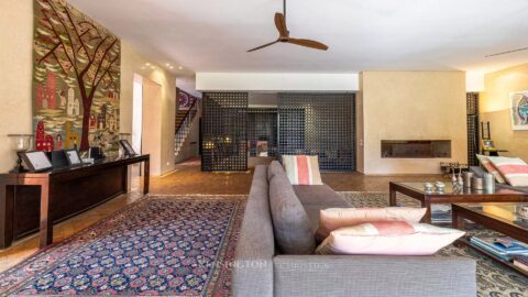 Villa Garden in Marrakech, Morocco