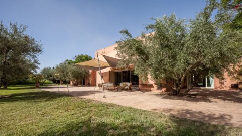 Villa Garden in Marrakech, Morocco