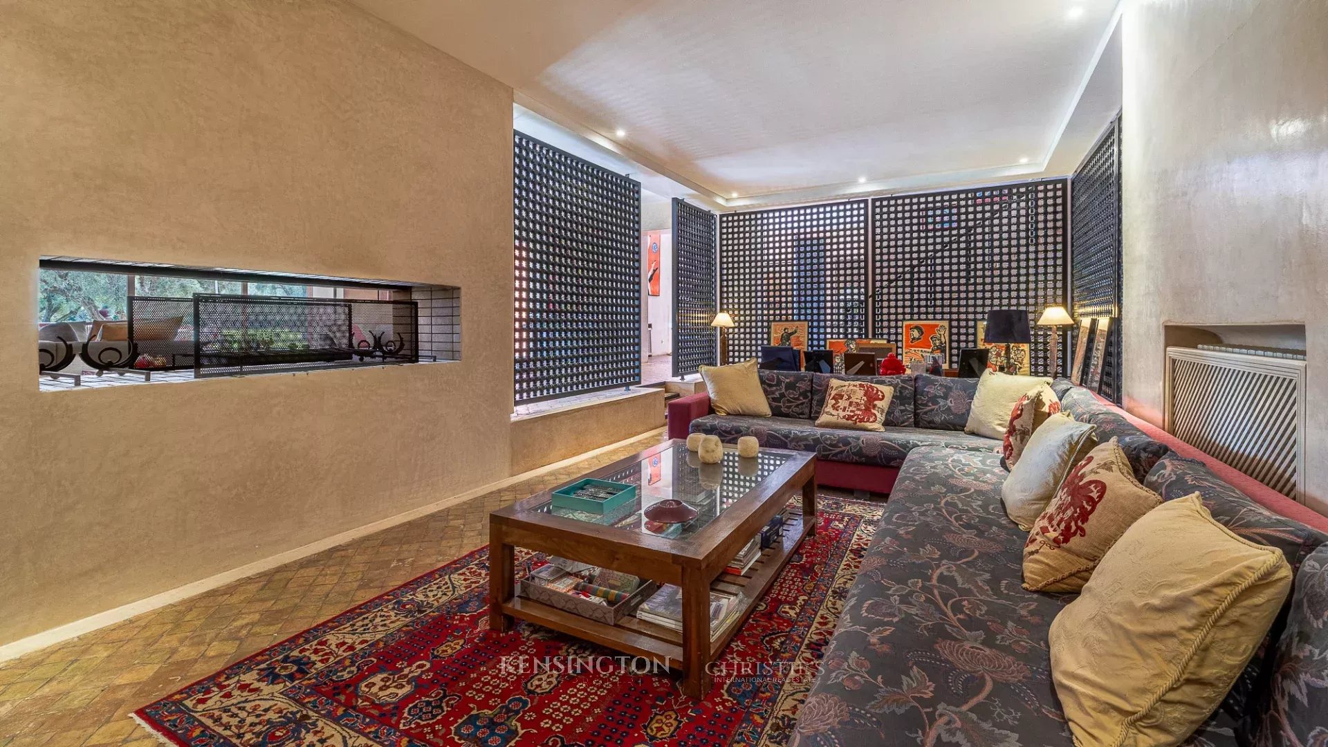 Villa Garden in Marrakech, Morocco