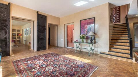 Villa Garden in Marrakech, Morocco