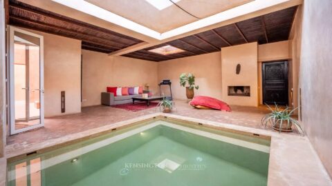 Villa Garden in Marrakech, Morocco