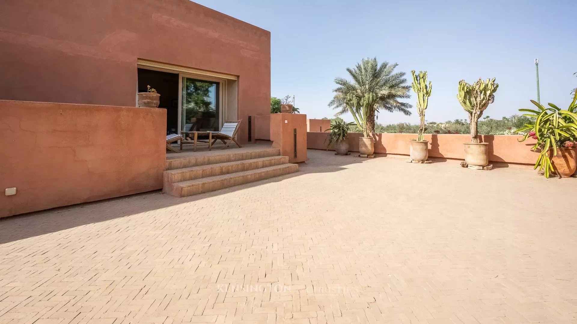 Villa Garden in Marrakech, Morocco