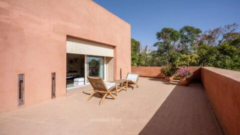 Villa Garden in Marrakech, Morocco