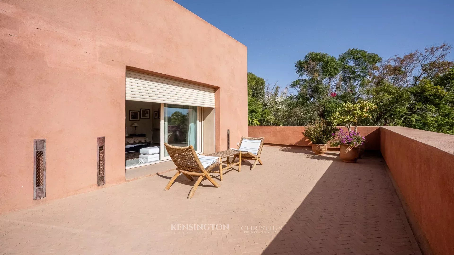 Villa Garden in Marrakech, Morocco