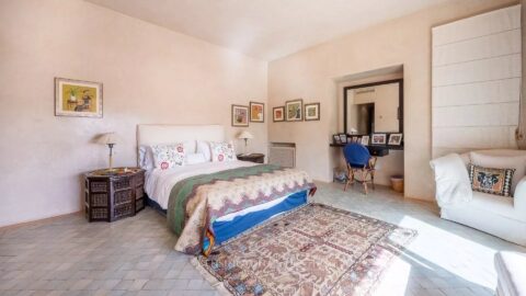 Villa Garden in Marrakech, Morocco