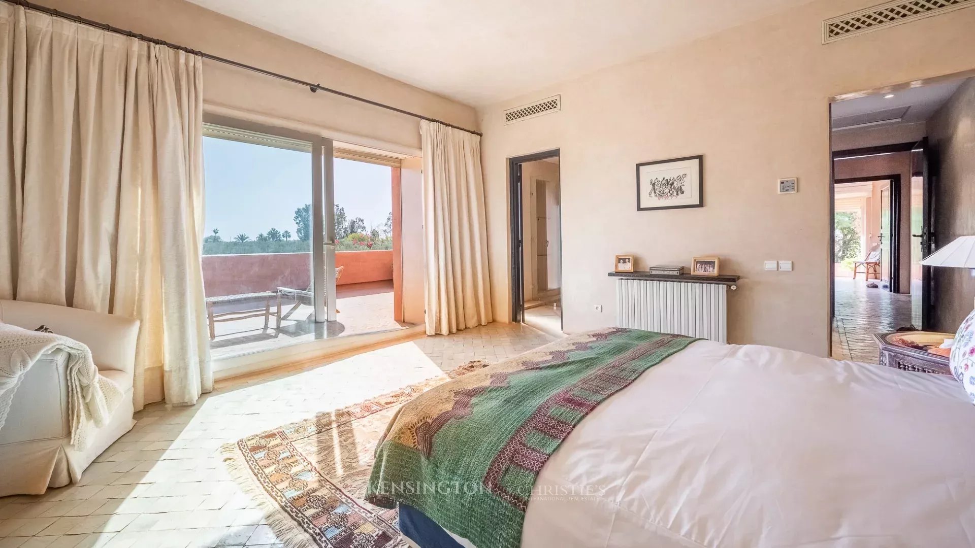 Villa Garden in Marrakech, Morocco