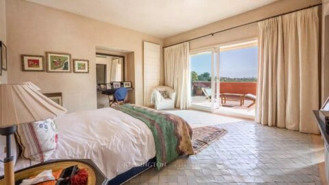 Villa Garden in Marrakech, Morocco