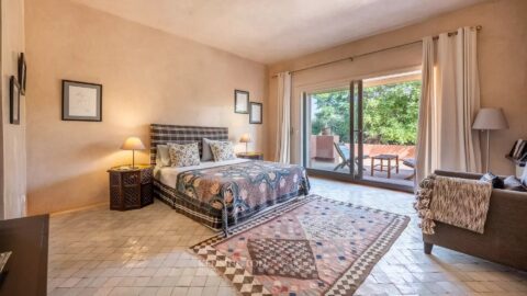 Villa Garden in Marrakech, Morocco