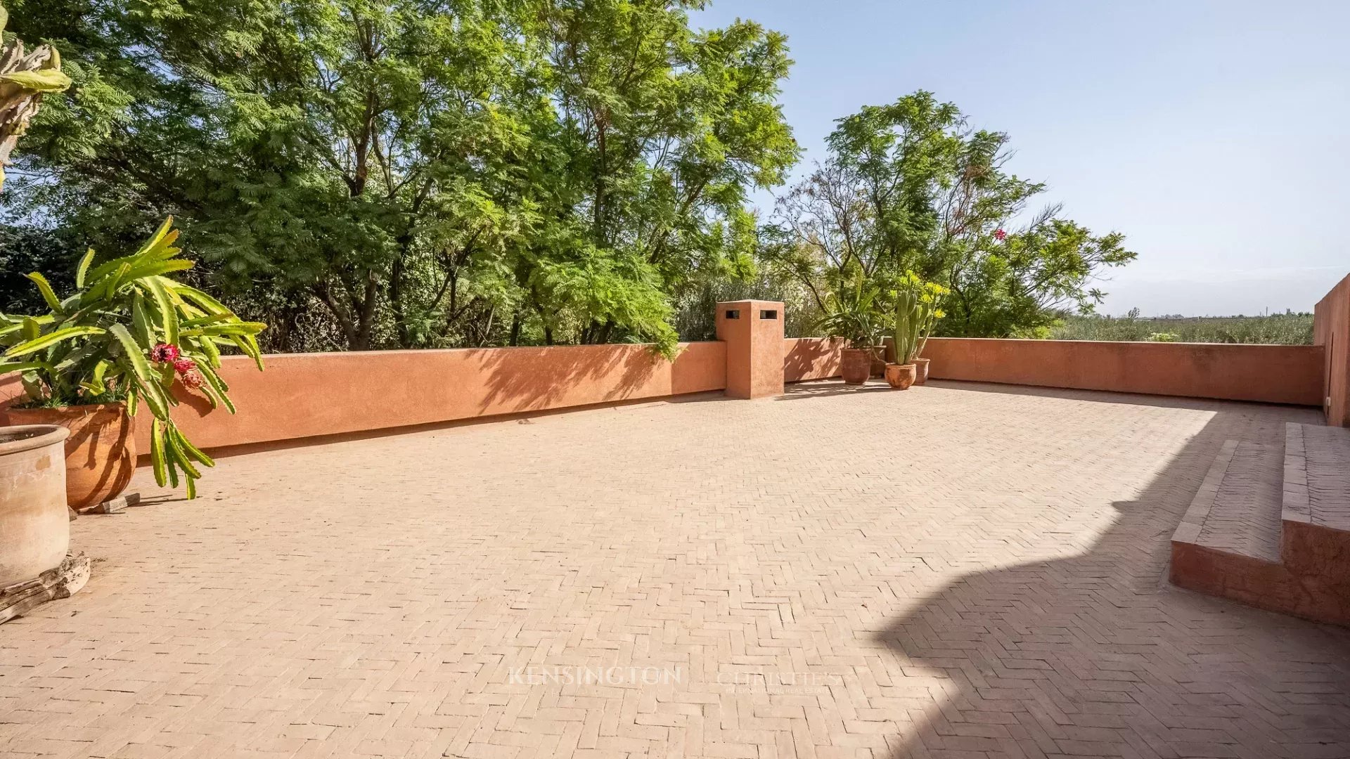 Villa Garden in Marrakech, Morocco