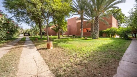 Villa Garden in Marrakech, Morocco