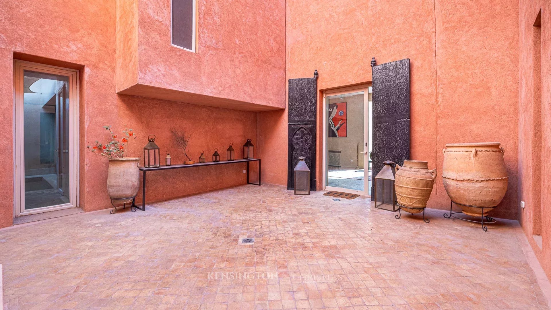 Villa Garden in Marrakech, Morocco