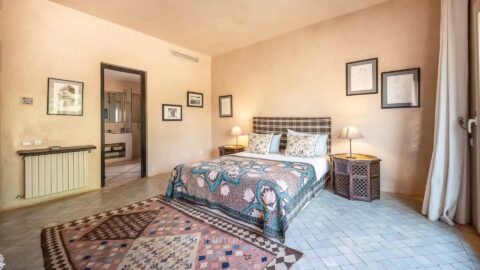 Villa Garden in Marrakech, Morocco