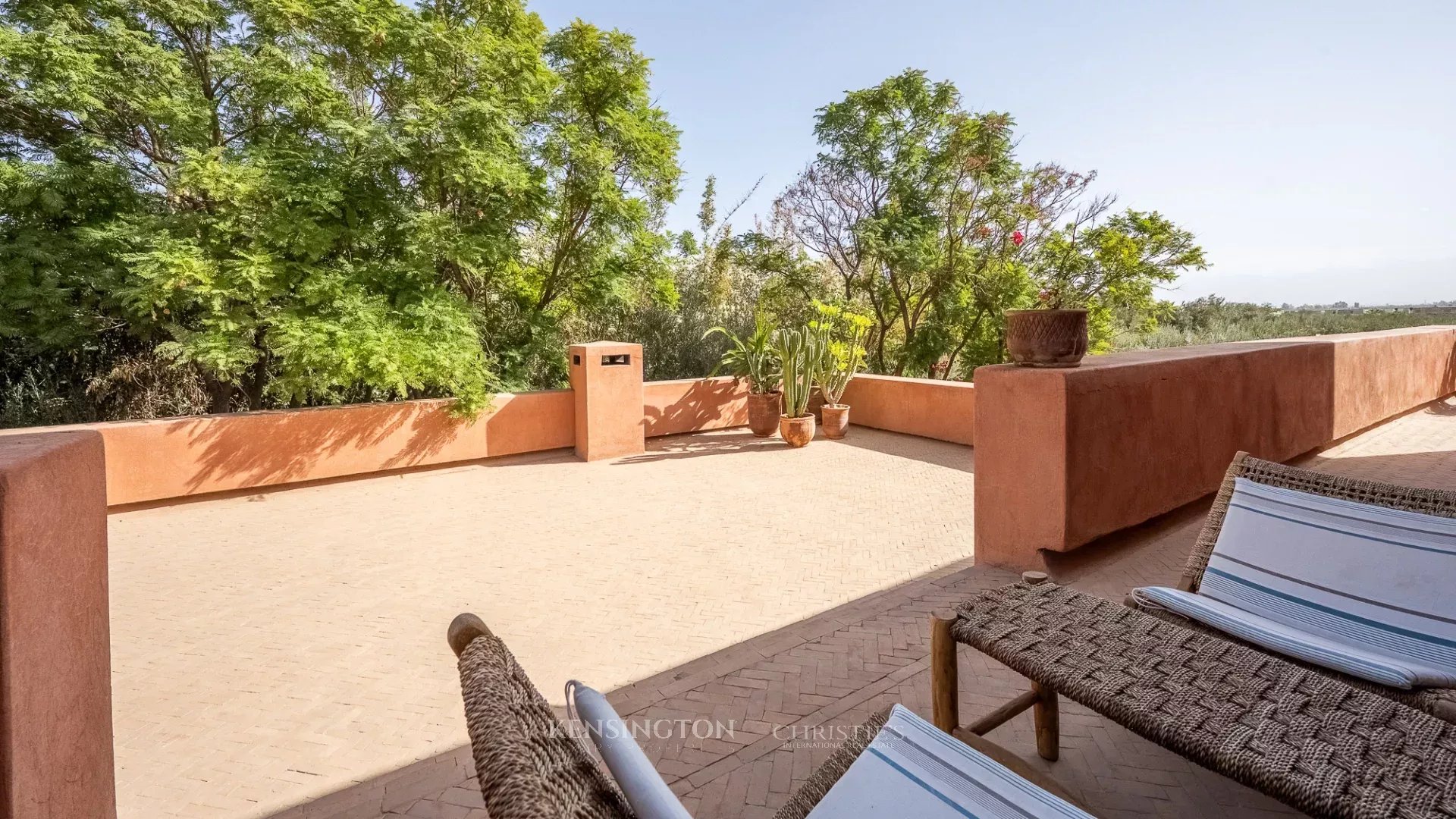 Villa Garden in Marrakech, Morocco