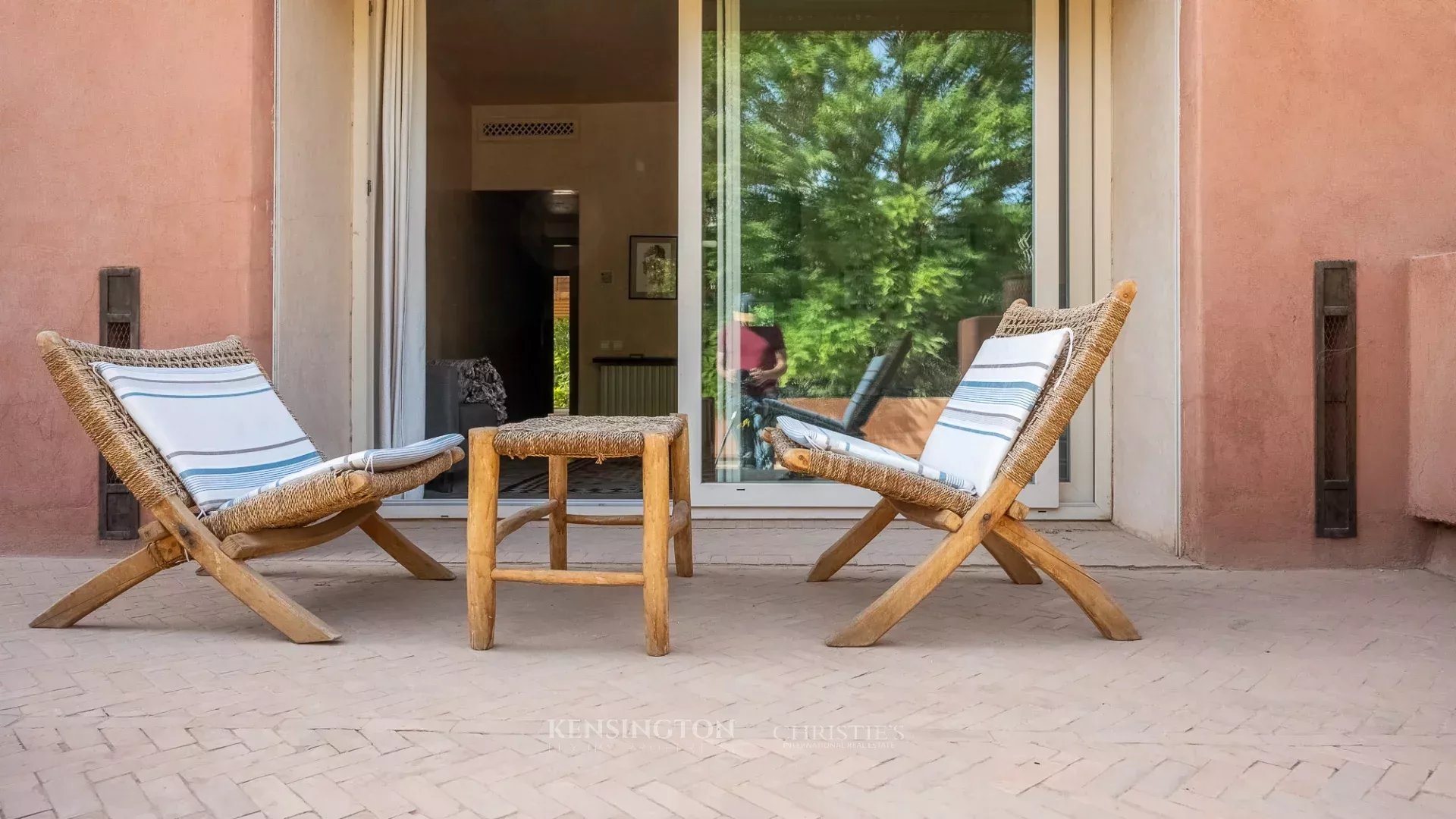 Villa Garden in Marrakech, Morocco