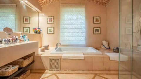 Villa Garden in Marrakech, Morocco