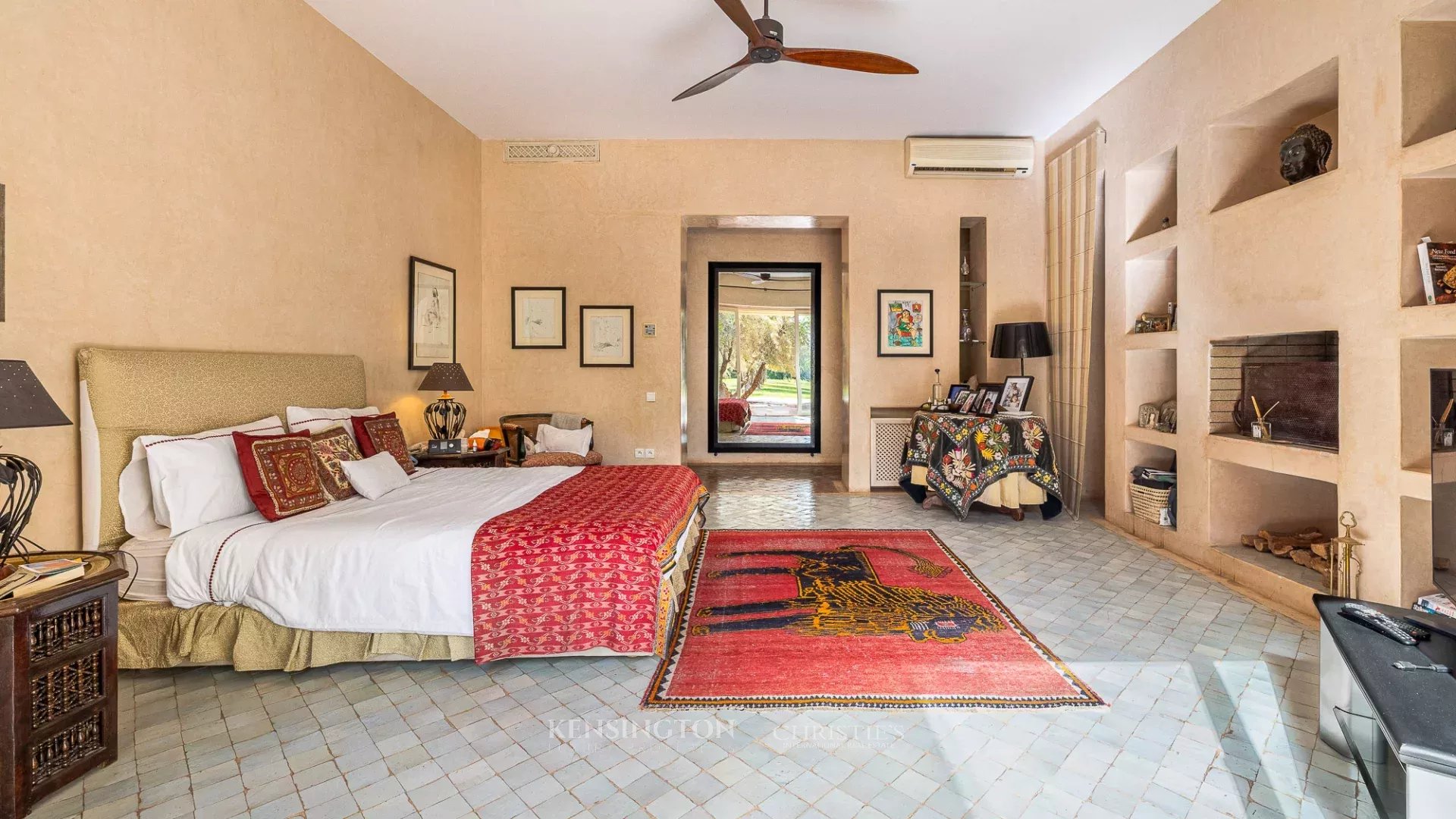 Villa Garden in Marrakech, Morocco