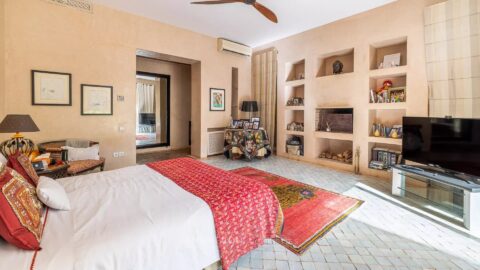 Villa Garden in Marrakech, Morocco