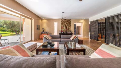 Villa Garden in Marrakech, Morocco