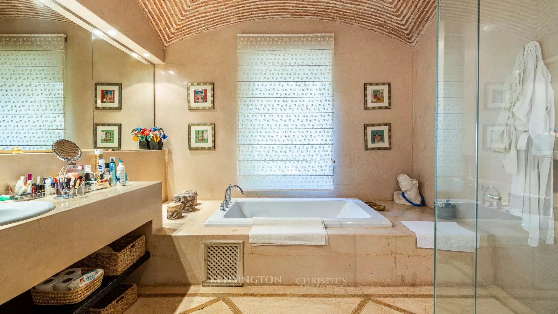 Villa Garden in Marrakech, Morocco