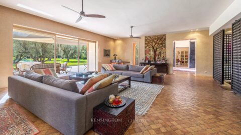 Villa Garden in Marrakech, Morocco