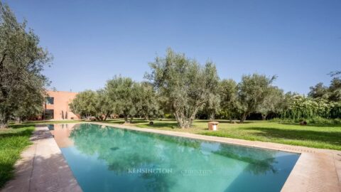 Villa Garden in Marrakech, Morocco