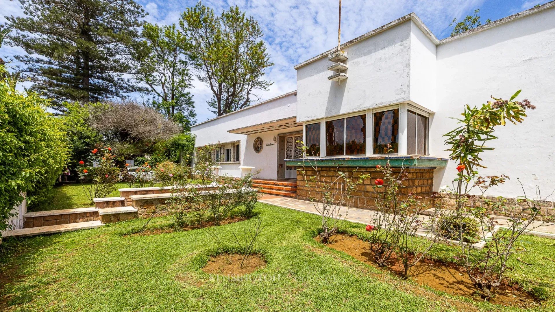 Villa Ile de France: A Modernist Masterpiece by Albert Planque in Central Mohammedia in Mohammedia, Morocco