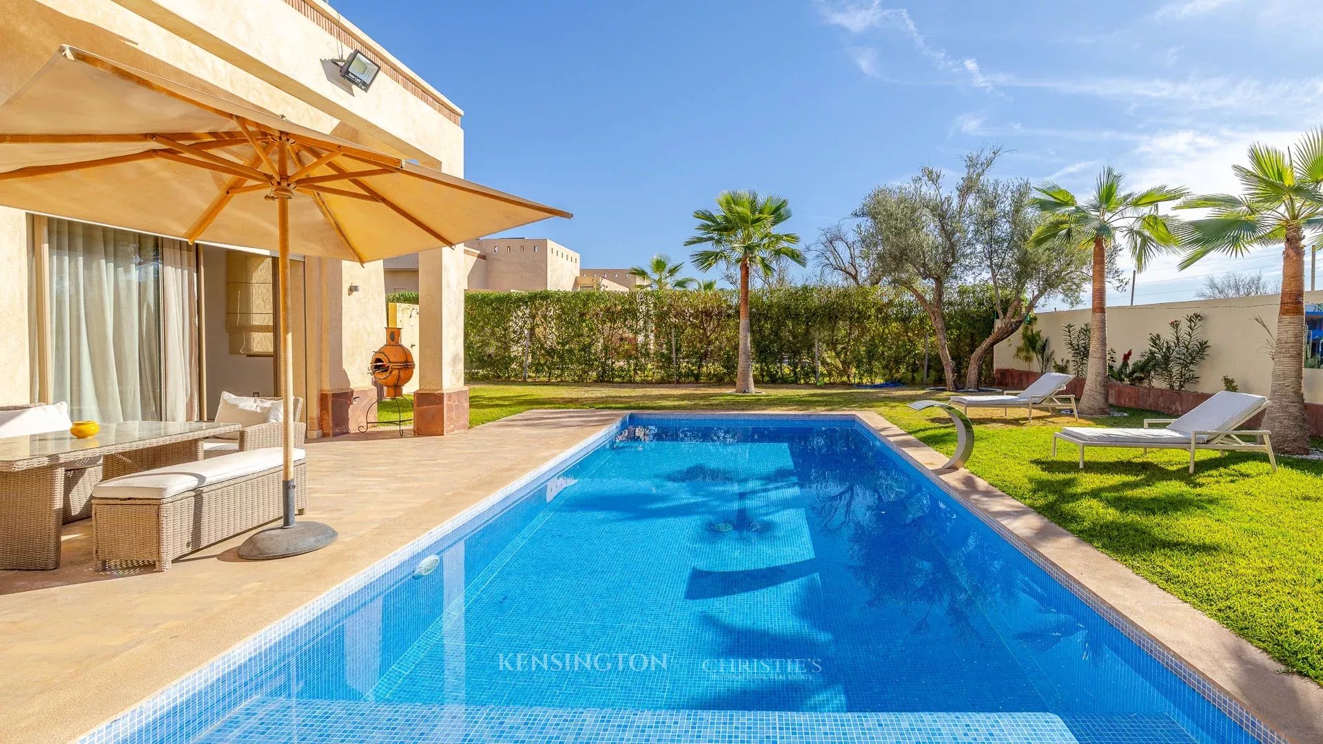 Villa Pool in Marrakech, Morocco