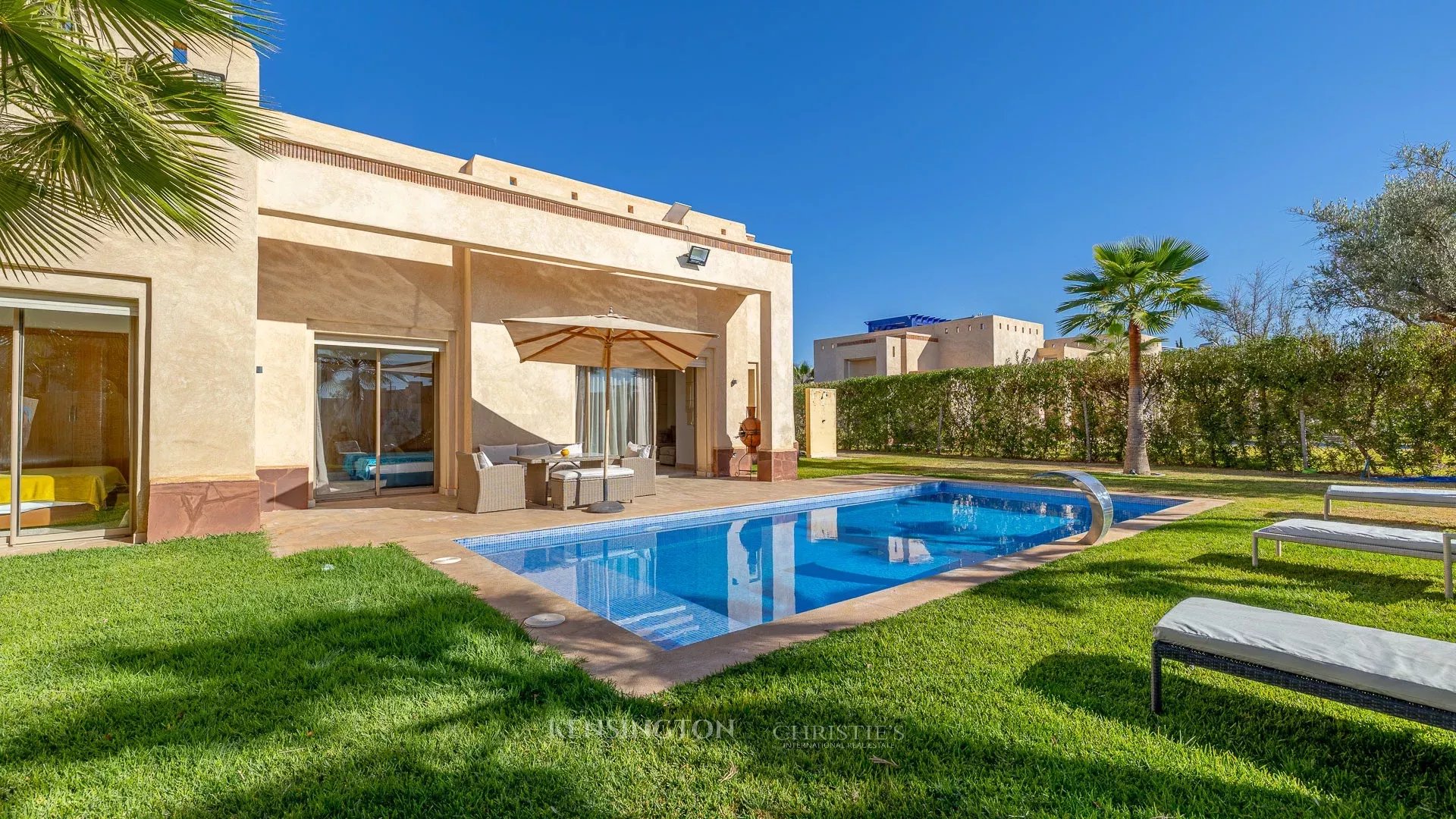 Villa Pool in Marrakech, Morocco