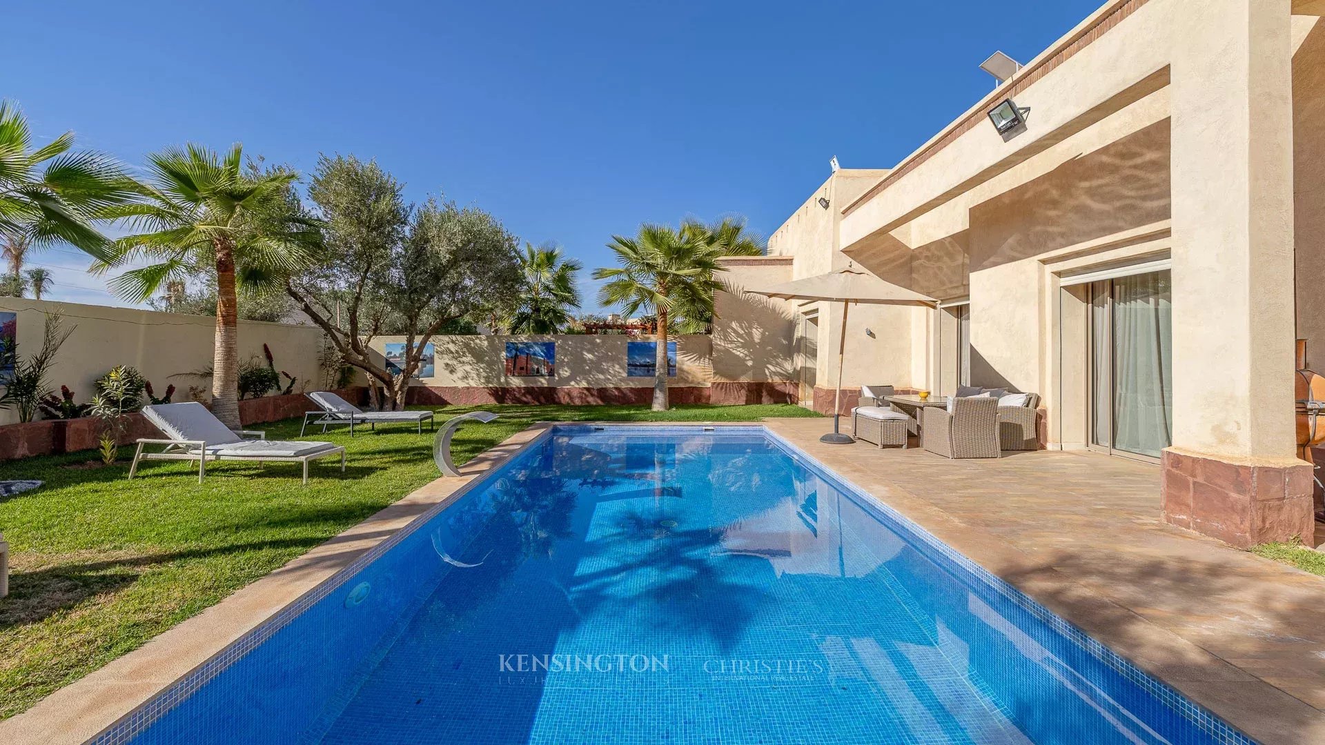 Villa Pool in Marrakech, Morocco