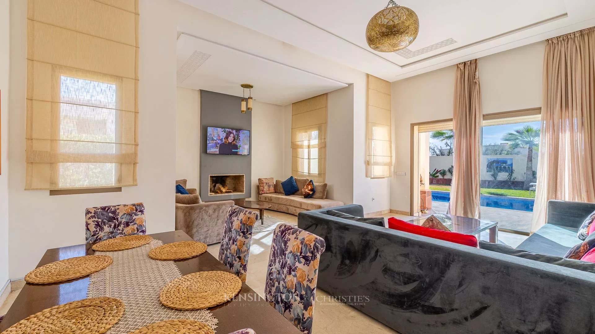 Villa Pool in Marrakech, Morocco